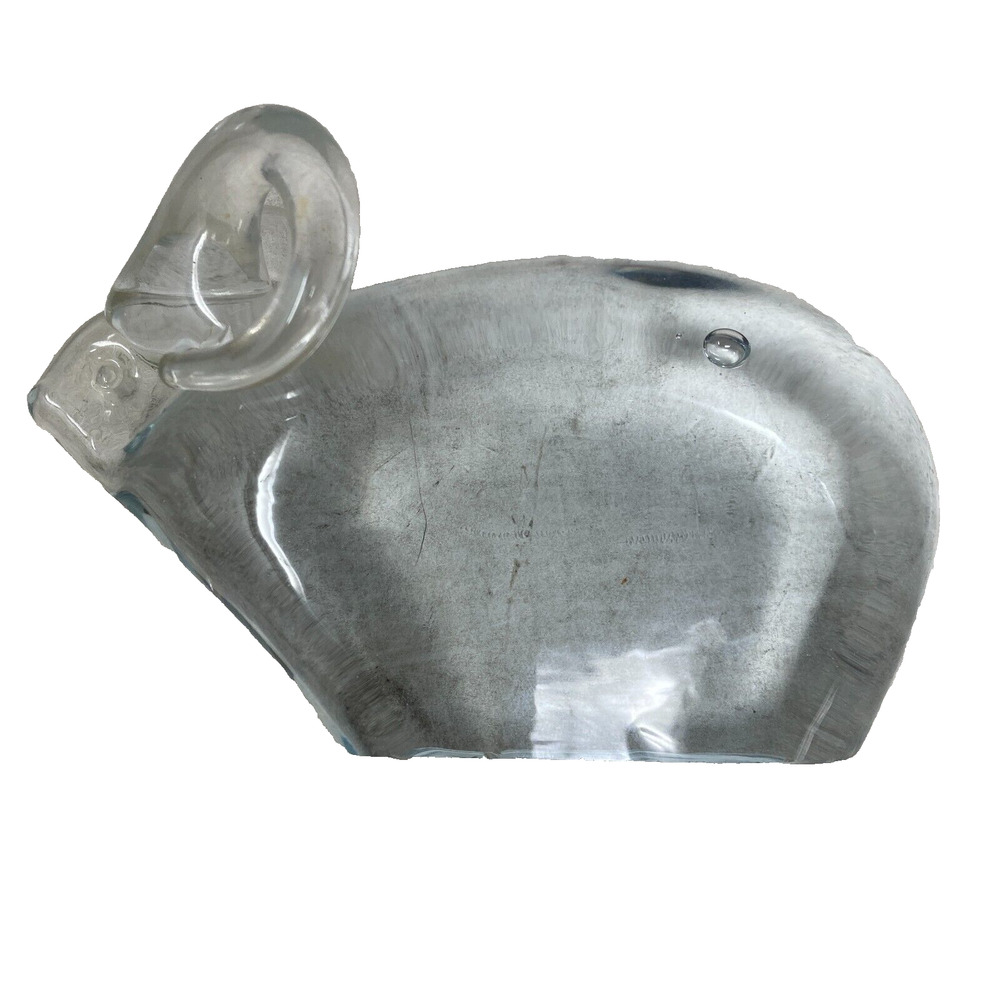 Blenko Glass Ram Sculpture Paperweight Mid Century